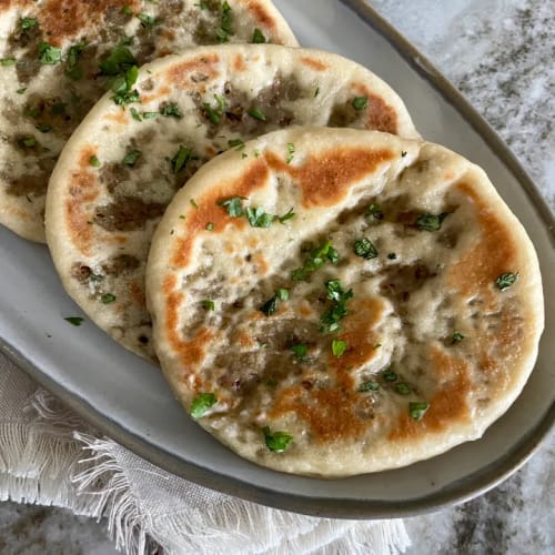 Lamb Keema Naan | Stuffed Naan with Spiced Lamb Keema| Aldergrove Indian Bistro