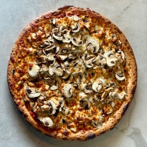 Mushroom Fields | Mushroom Fields Pizza Loaded with Fresh and Sauteed Mushrooms|Hot House Pizza