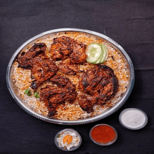 Arabian Rice, Grilled Chicken & Spiced Mandi Dish | Pakka Local