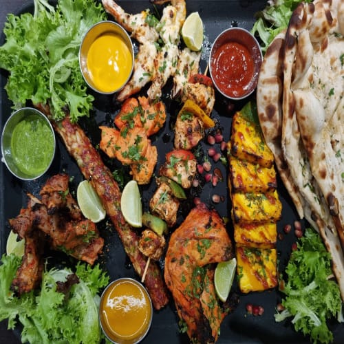 Order Dhamaka Chicken Platter Online - Dhamaka Indian Restaurant