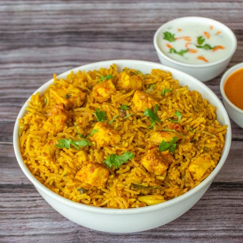 Order Raju Gari Paneer Biryani Online - Dhamaka Indian Restaurant