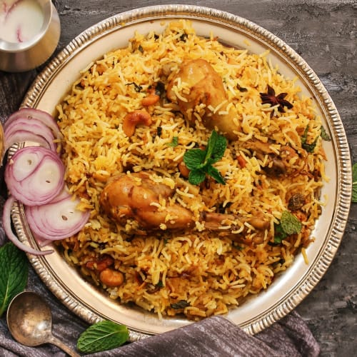 Order Real Hyd Chicken Dum Biryani Online - Dhamaka Indian Restaurant