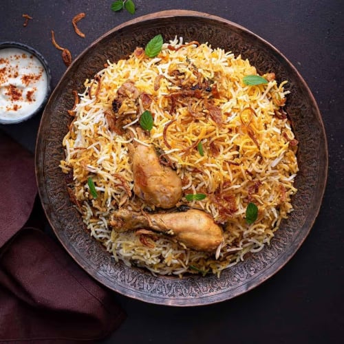 Order Raju Gari Chicken Biryani Online - Dhamaka Indian Restaurant