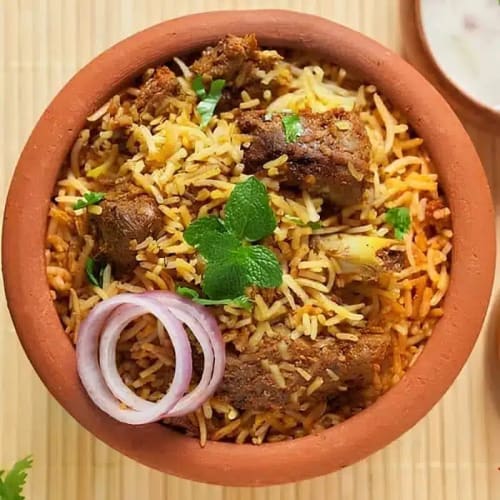 Order Raju Gari Mutton Biryani Online - Dhamaka Indian Restaurant
