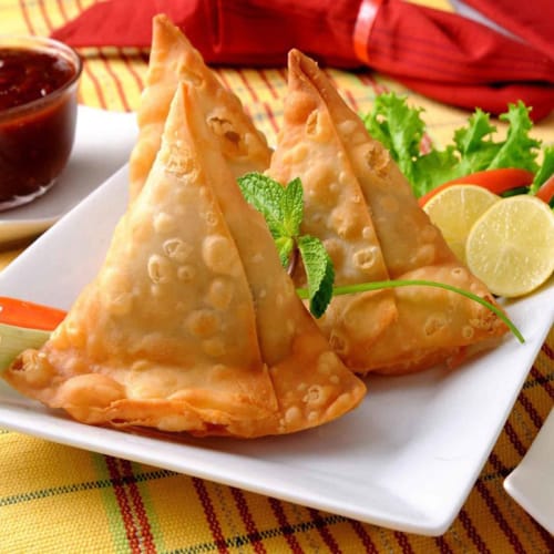 Order VEGETARIAN SAMOSA Online - Indian Bombay Bistro