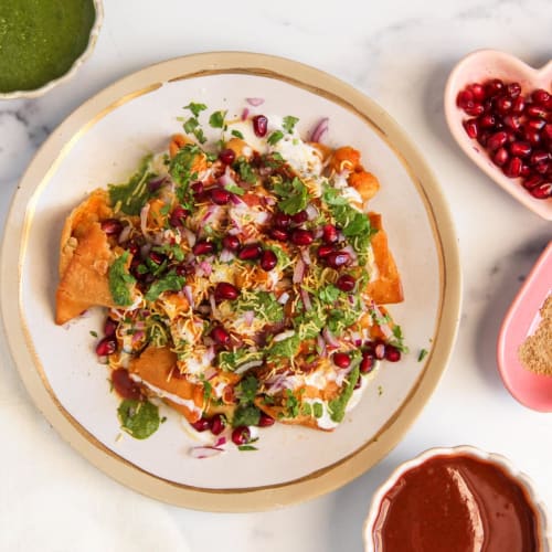 Order Samosa Chaat Online - ROYAL GOLDEN SPOON