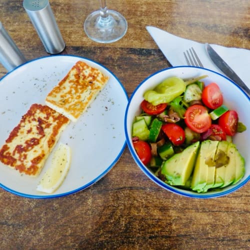 Order Haloumi Salad Online - Oros Greek
