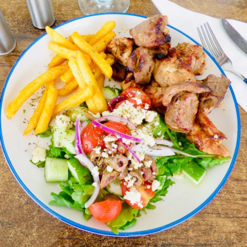Order Oros Souvlaki Mixed Plate Online - Oros Greek