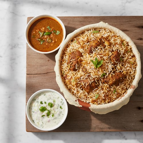Hyderabadi Mutton Dum Biryani Jumbo Pack in Werribee | Chai Biryani Dosa