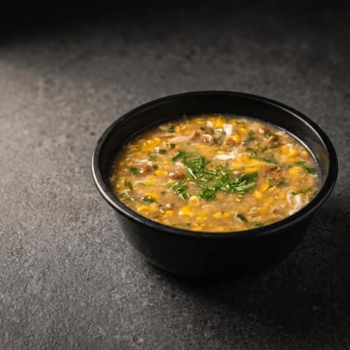Warm Indo-Chinese Soup with Chicken and Sweet Corn | Pakka Local
