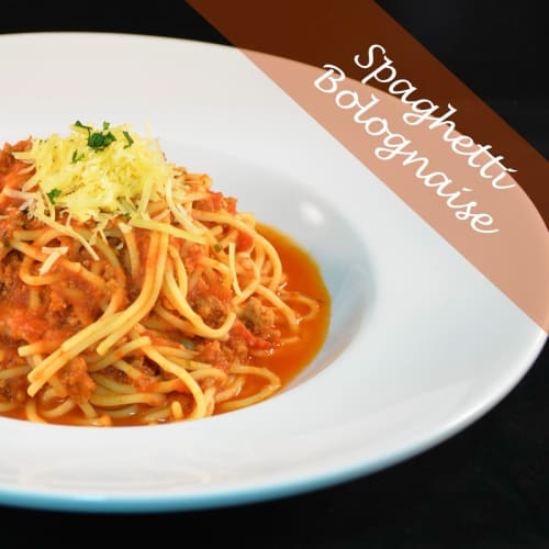 Spaghetti Bolognese with Slow-Cooked Meat Sauce | Amici Restaurant Pizzeria