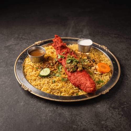 Arabian Rice with Crispy Fish and Spiced Mandi Flavour | Pakka Local