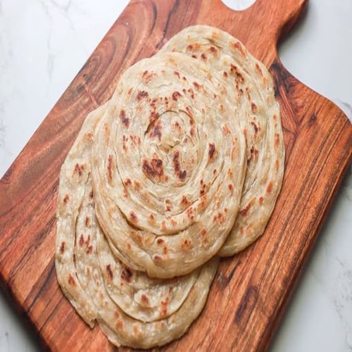 Flaky Lacha Parantha – Layered Indian Bread | Punjab Kitchen Indian Cuisine