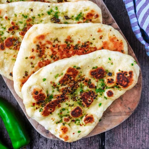 Fiery Bullet Naan – Spicy Chilli Bread | Punjab Kitchen Indian Cuisine