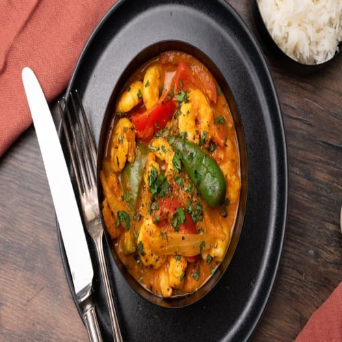 Zesty Shrimp Jalfrezi – Stir-Fried Seafood | Punjab Kitchen Indian Cuisine