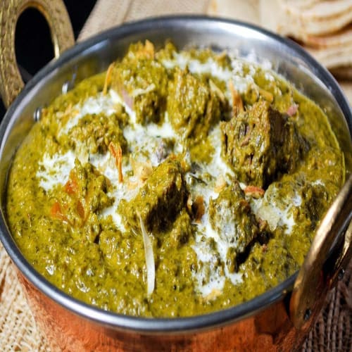 Tender Lamb Saag – Spinach Curry | Punjab Kitchen Indian Cuisine