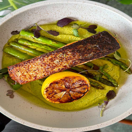 Order Grilled Salmon Online - St Martin's Cafe