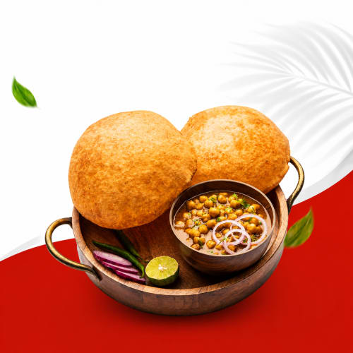 Order CHANA BHATURA 2 PC Online - Amritsar Sweets & Chaat