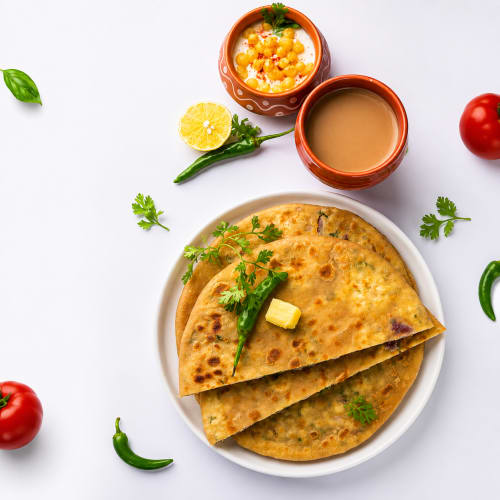 Order BABY PARATHAS (1 SMALL) Online - Amritsar Sweets & Chaat