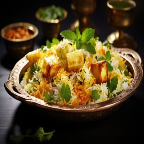 Ghee Roast Paneer Biryani | Vegetarian Biryani | Hyderabad Haveli