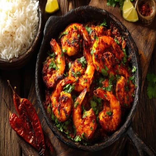 Tandoori Prawns | Indian Seafood | Hyderabad Haveli