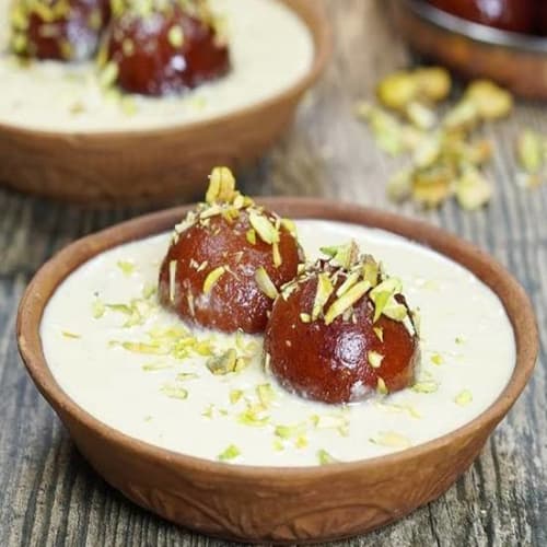 Gulab Jamun & Rabri | Indian Dessert | Hyderabad Haveli
