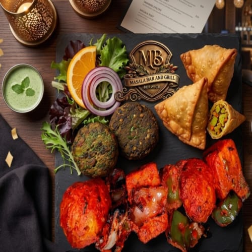 Mix Veg Platter | Assorted Vegetarian Starters | Masala Bar & Grill