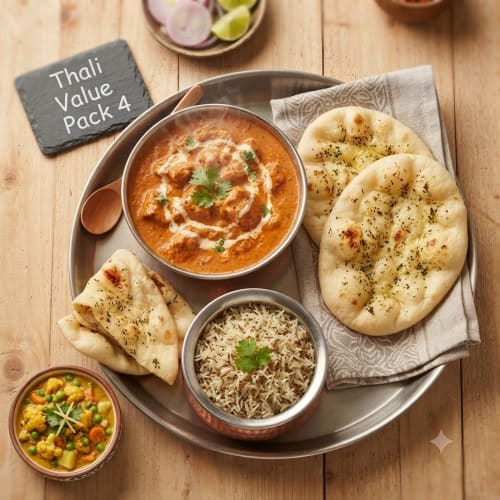 Value Pack 4 | Meal Combo Pack for Family and Groups| Masala Bar & Grill