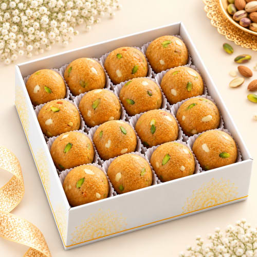 Order Besan Ladoo Online - Amritsar Sweets & Chaat