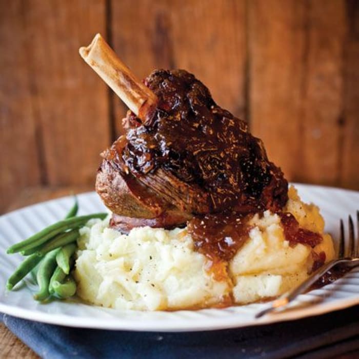 Senior 1 LAMB SHANK WITH MASHED POTATO