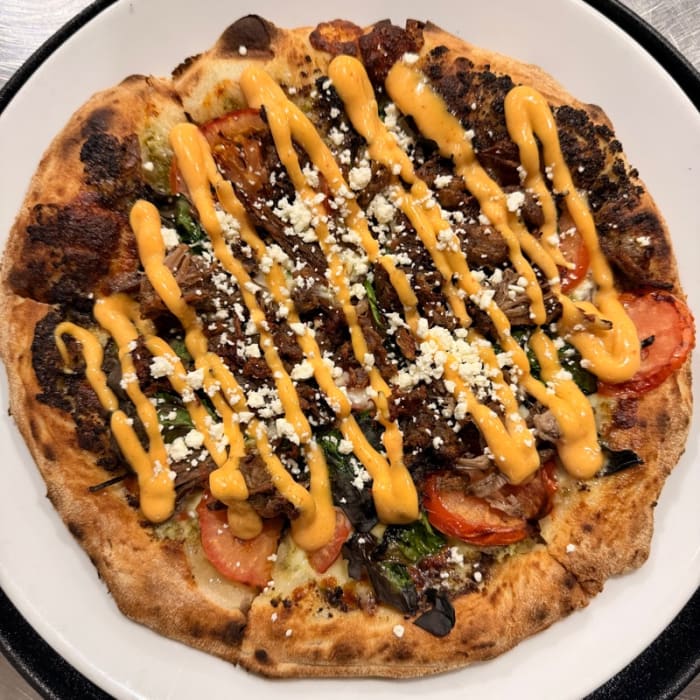 Lamb & Pesto Pizza