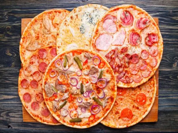 Order 1 Large 1 small pizza plus Drink Online - Cafe Marina & Pizzeria