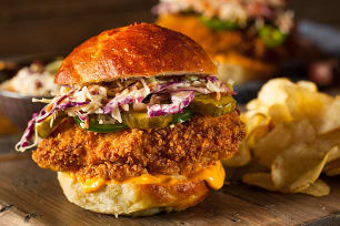 Southern Fried Chicken Burger