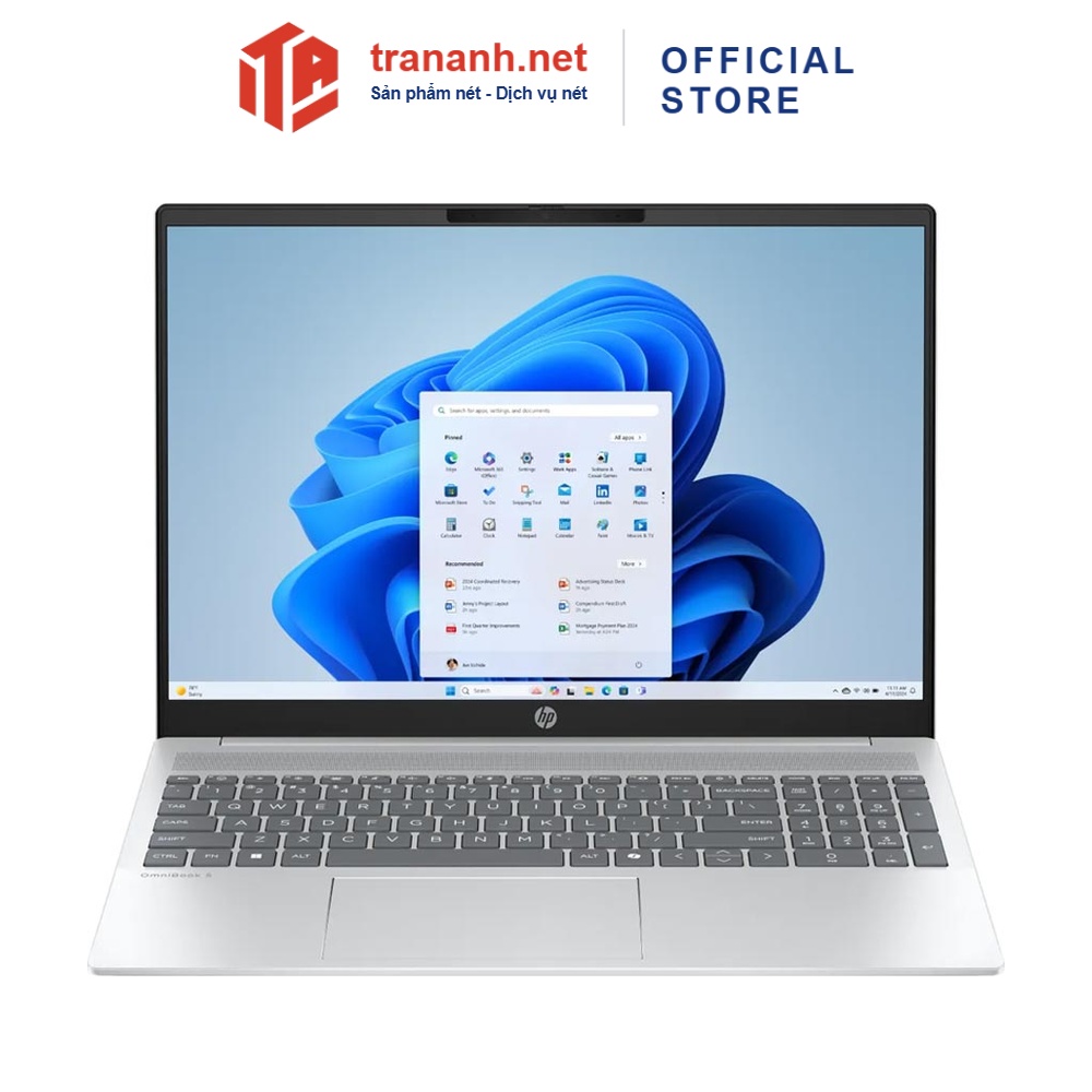 Laptop HP OmniBook 5 AI 16-AF1048TU BZ7Q9PA (Hàng trưng bày) (Ultra 5 225U/ 16GB/ 512GB SSD/ 16 inch WUXGA/ Win 11/ Office/ Bạc)
