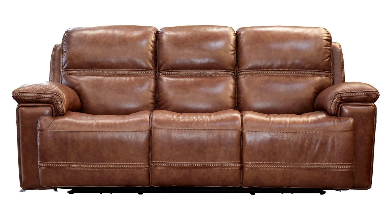 Secretariat Brown Power Reclining Sofa