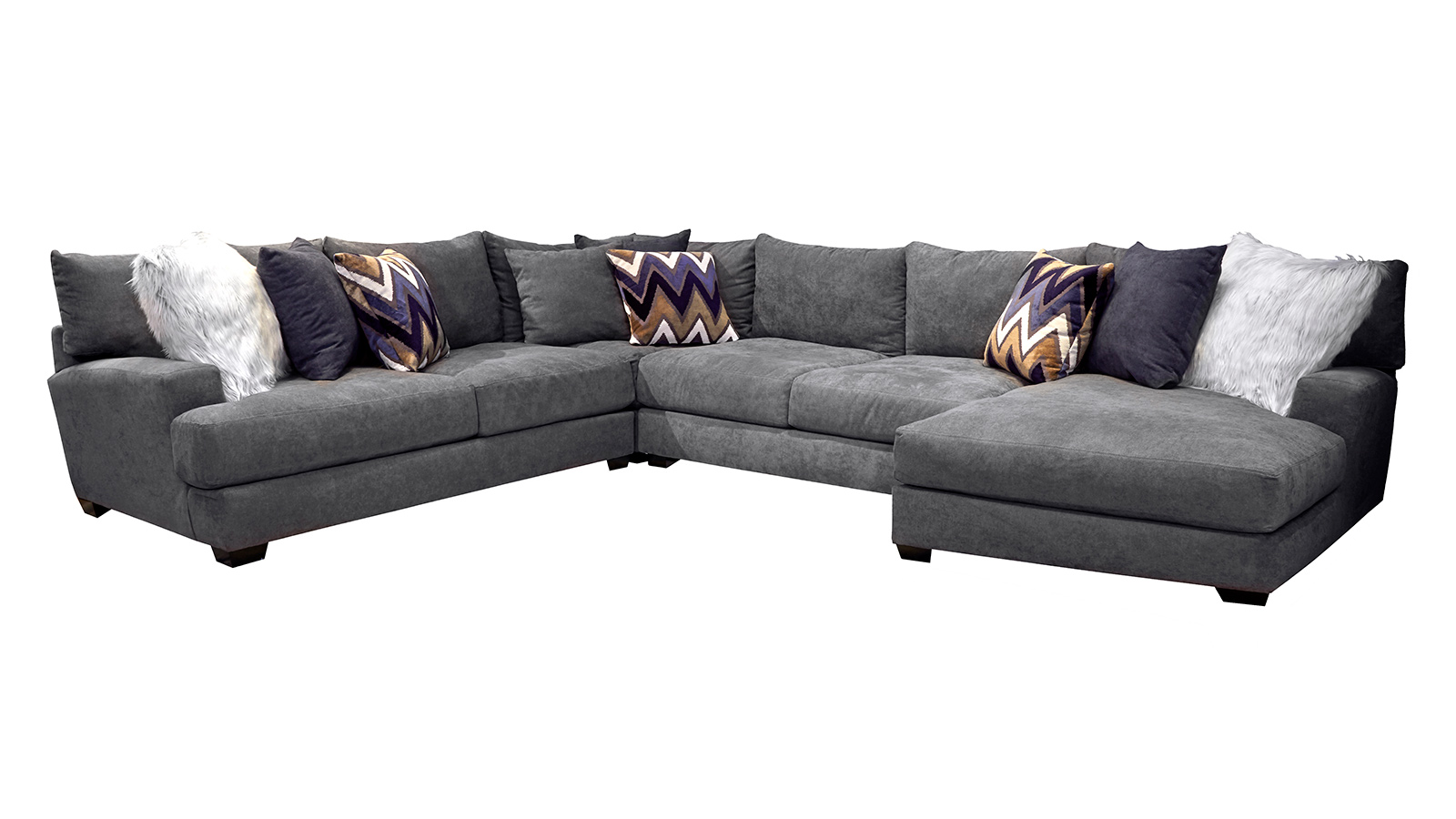 Sensation Charcoal Right Facing Sectional