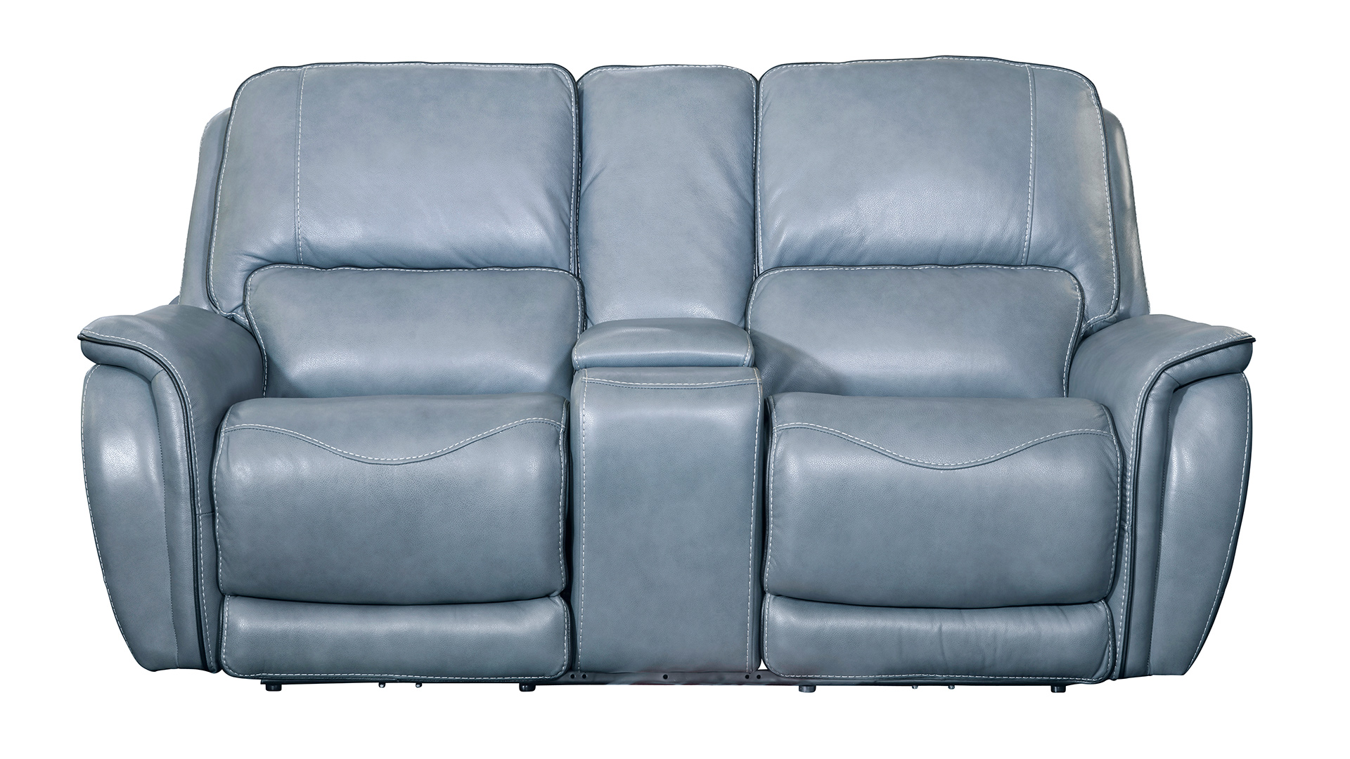 leather electric loveseat