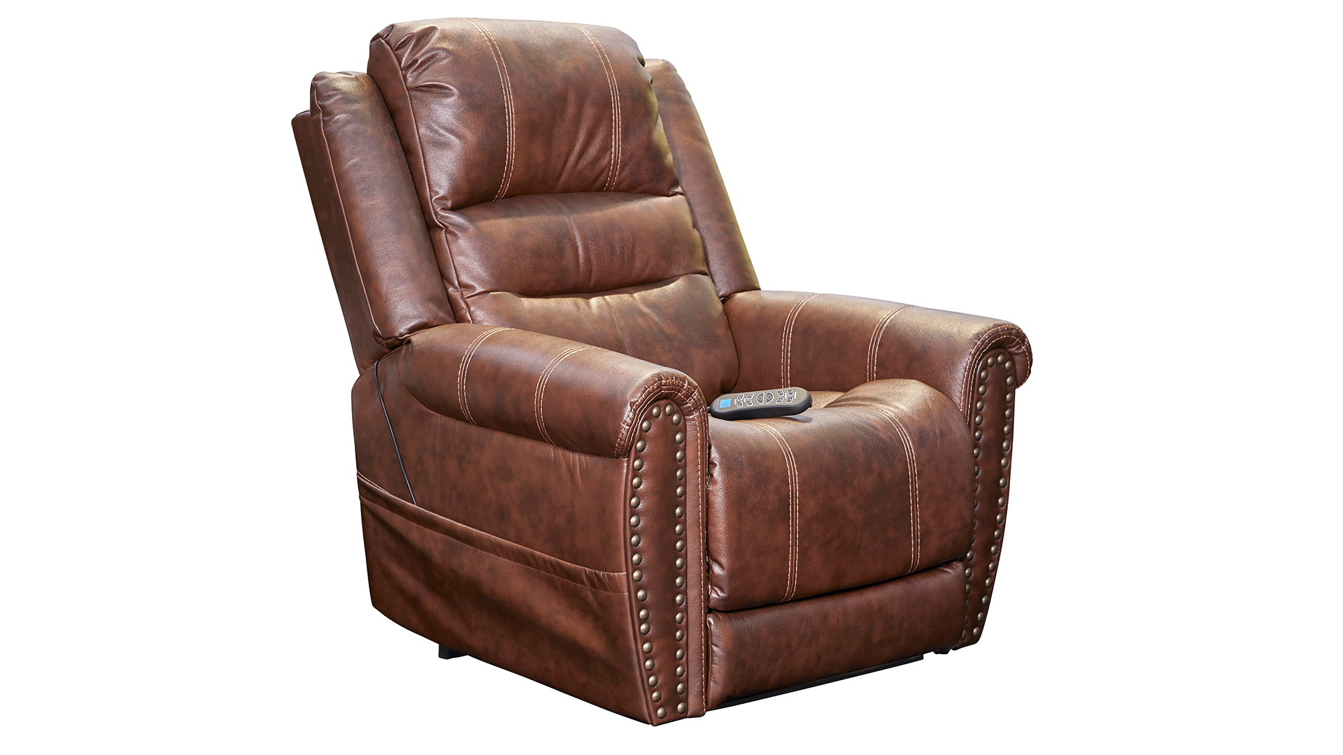 Flexsteel Oscar Pecan Lift Chair | Ultimate Comfort & Support | Gallery Furniture
