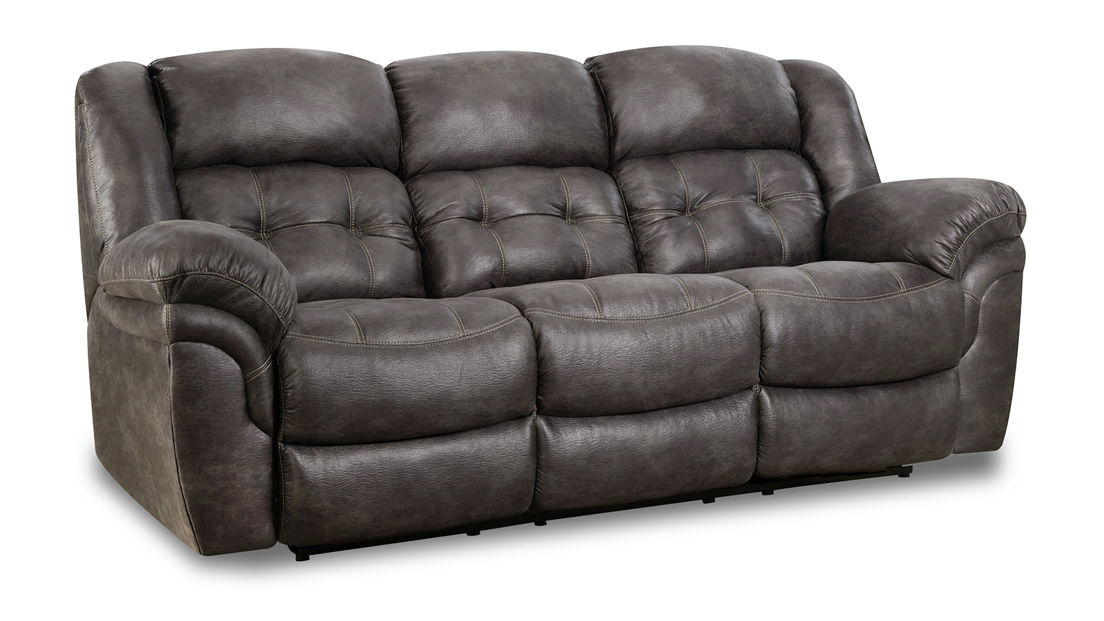 Marcelina Charcoal Power Reclining Sofa