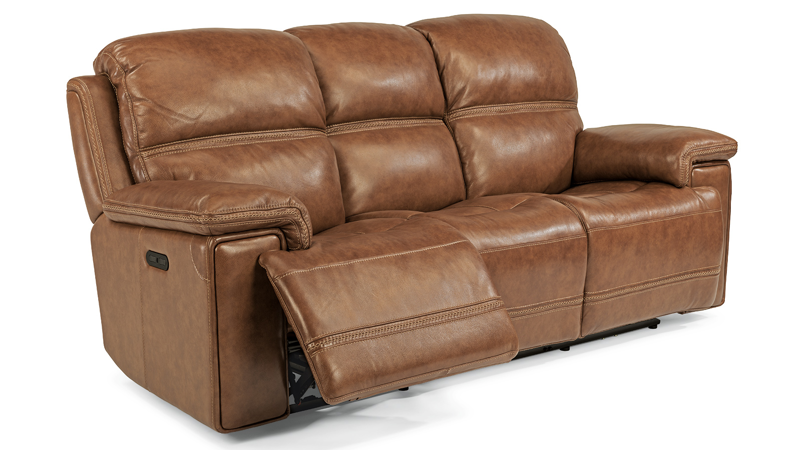 larson leather power reclining home theater chair