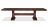 Huntsville Solid Cherry Wood Trestle Dining Table, , small