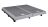 Twin XL Size - Tempur-Pedic Grey Low Profile (4") Foundation, , small