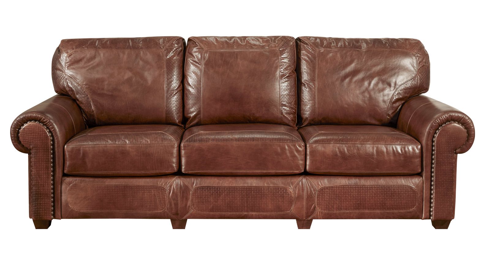 stickley leather sectional sofa