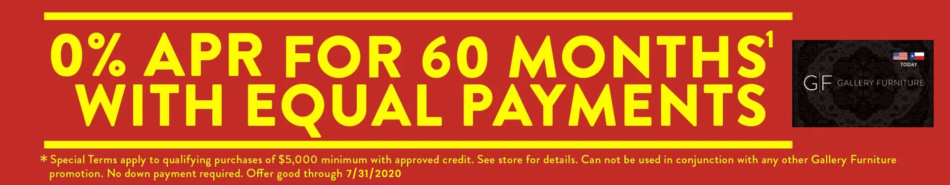 Gallery Furniture Financing And Leasing Options!