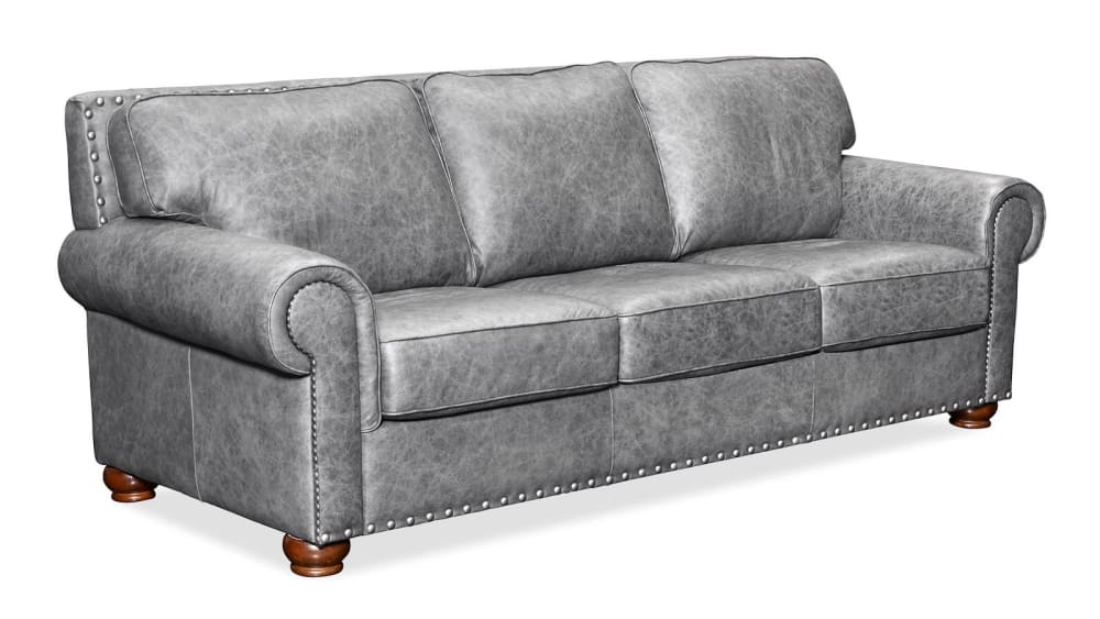 November Sky Leather Sofa