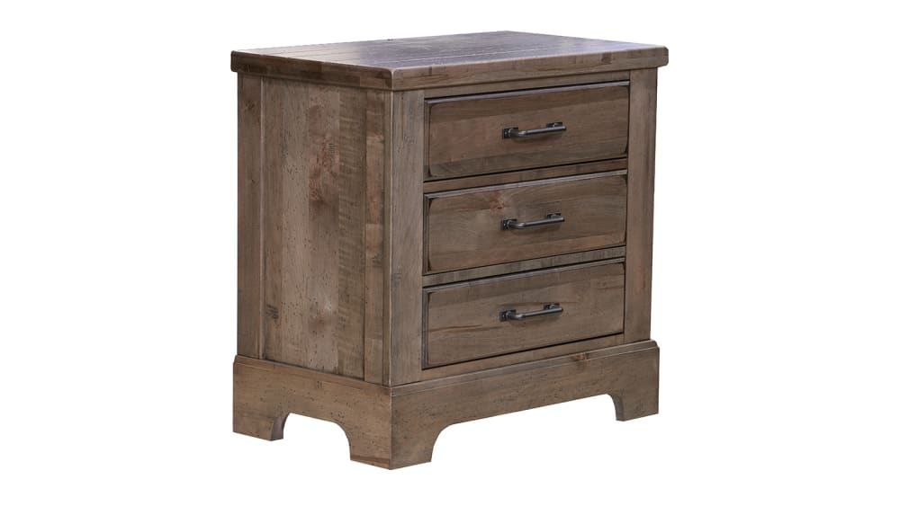 Stone Antiqued Nightstand