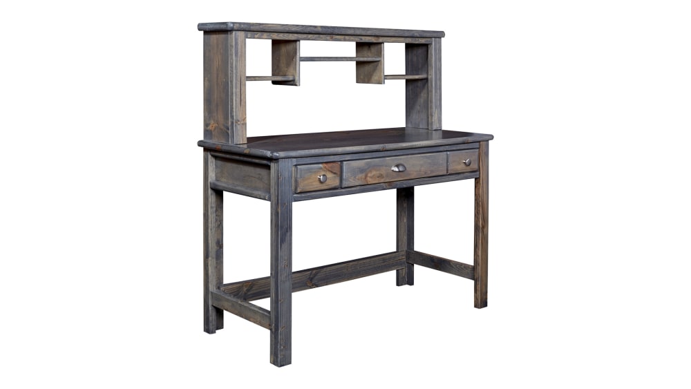 Turkey Creek Rustic Gray 2-Pc. Desk and Hutch