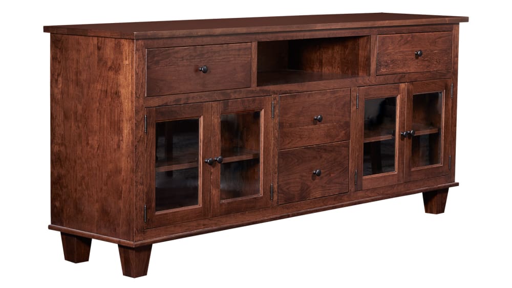 Heights 82" Cherry TV Console