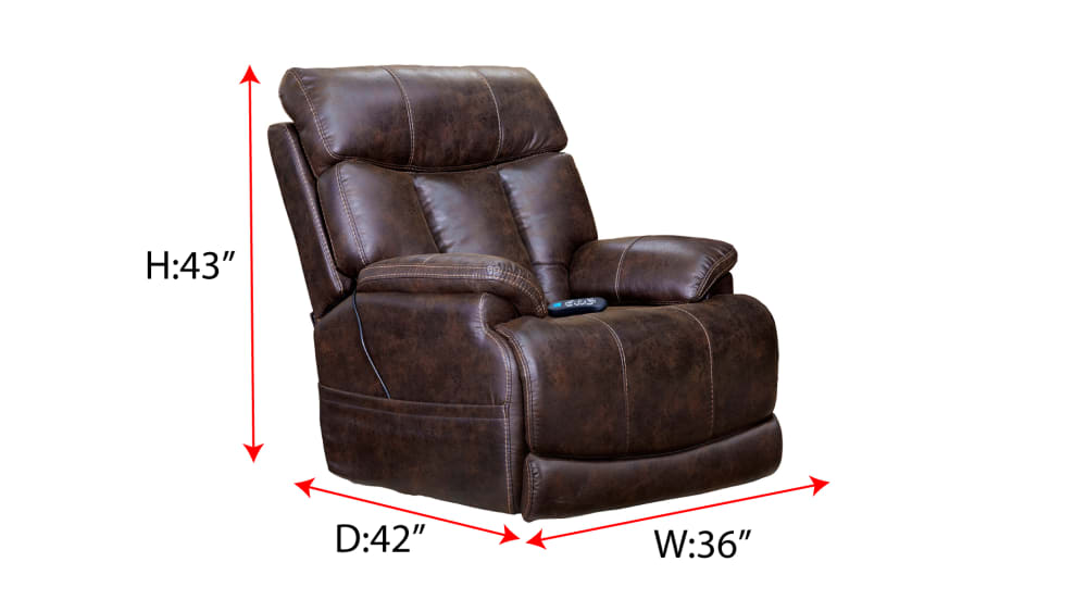 MESQUITE BROWN POWER RECLINER