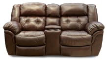 Achieve Leather Manual Reclining Loveseat